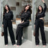 Long Sleeve Button Shirt with Trouser